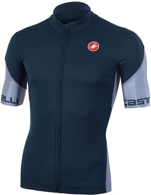Castelli Entrata SP Jersey (Limited Edition) - Dark Infinity Blue-Vortex Grey - XS, Dark Infinity Blue-Vortex Grey